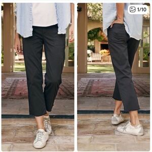 NWT Frank & Eileen Blackstone Utility Pant Washed Black sz 8
